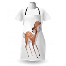 Young Deer and Butterfly Apron