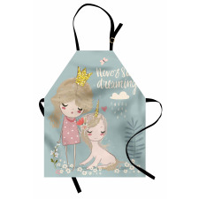 Princess Girl Unicorn Apron