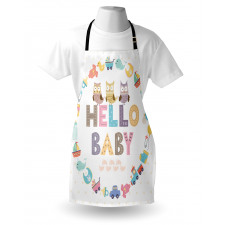 Hello Baby Owls Apron