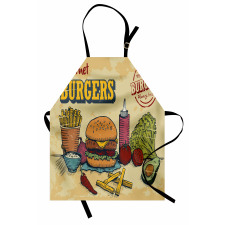 Burger Ingredients Apron