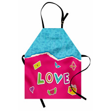 Romantic Cartoon Elements Apron