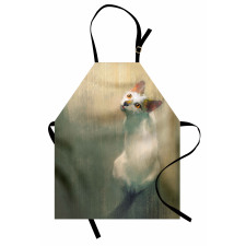 Watercolor Young Kitten Apron