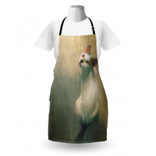 Watercolor Young Kitten Apron