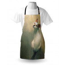 Watercolor Young Kitten Apron