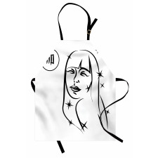 Woman with Stars Apron