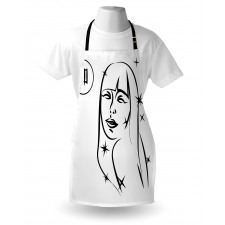 Woman with Stars Apron