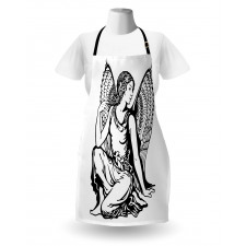 Young Angel Tattoo Apron