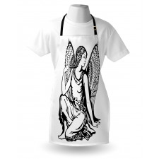 Young Angel Tattoo Apron