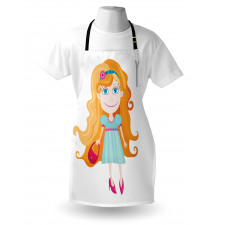 Cartoon Girl Apron