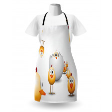 Chicks Funny Cartoon Apron