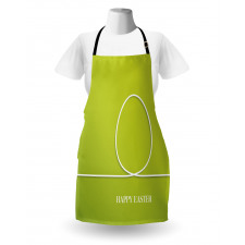 Minimalist Egg Design Apron