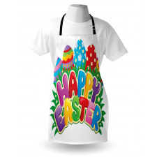 Cartoon Ornamental Eggs Apron