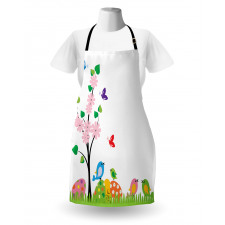 Spring Illustration Apron