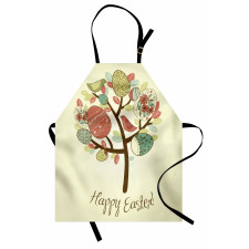 Vintage Spring Foliage Apron