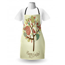 Vintage Spring Foliage Apron