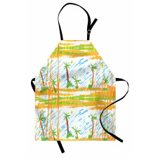 Childish Rainy Forest Apron