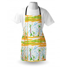 Childish Rainy Forest Apron