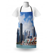 Cloudy Sky City Apron