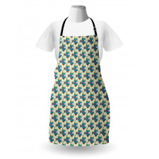 Hand Drawn Submarine Apron