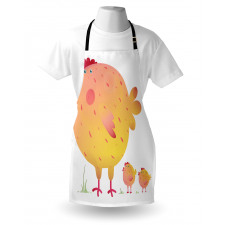 Mother Hen and Chicks Apron
