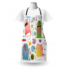 Alien Creatures Apron