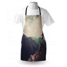 Woman Hiker on Top Apron