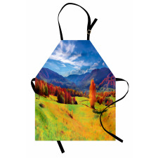 Alpine Mountain Design Apron