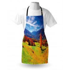 Alpine Mountain Design Apron