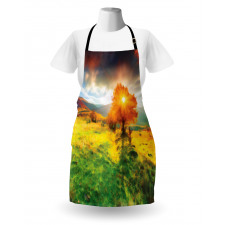 Fall Season Mountains Apron