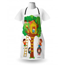 Boys Girl in a Tree House Apron