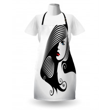 Abstract Glamor Woman Apron