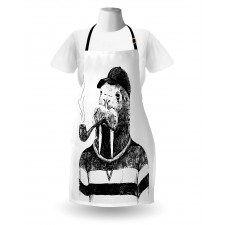 Hipster Walrus Apron