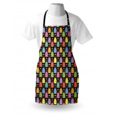 Colorful Cartoon Dogs Apron