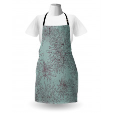 Aster Blossoms Artwork Apron