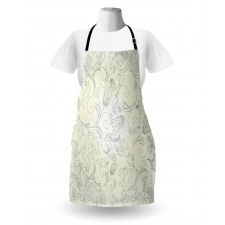 Doodle Garden Flowers Apron