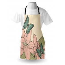 Butterflies and Lilies Apron