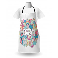 Childish Lettering Apron