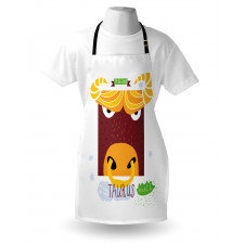 Angry Bull Face Apron