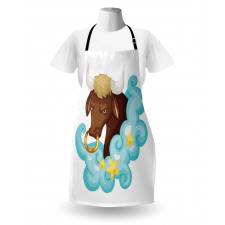 Bull Cloud Stars Apron