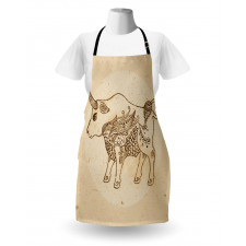 Ornate Ox Apron