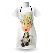 Happy Baby Horns Apron