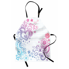 Valentines Day Swirls Apron