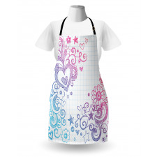 Valentines Day Swirls Apron