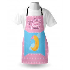 Moon Sky Window Apron