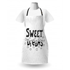 Retro Words Clouds Apron