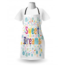 Calligraphy and Swirls Apron