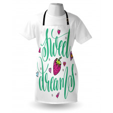 Hearts Strawberry Apron