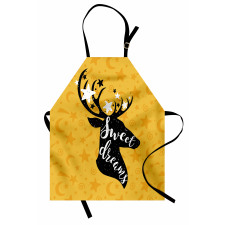 Silhouette of Deer Apron