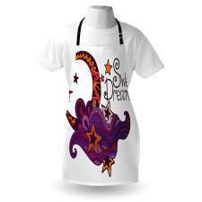 Moon Stars Apron