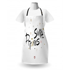 Romantic Calligraphy Apron